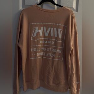 HVIII Men's Peach/Pink Crewneck Sweater